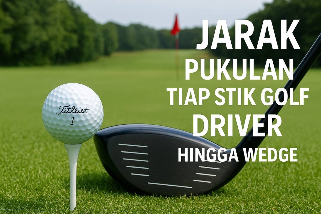 Perkiraan Jarak Pukulan Tiap Stik Golf: Driver hingga Wedge