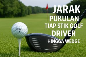 Perkiraan Jarak Pukulan Tiap Stik Golf: Driver hingga Wedge