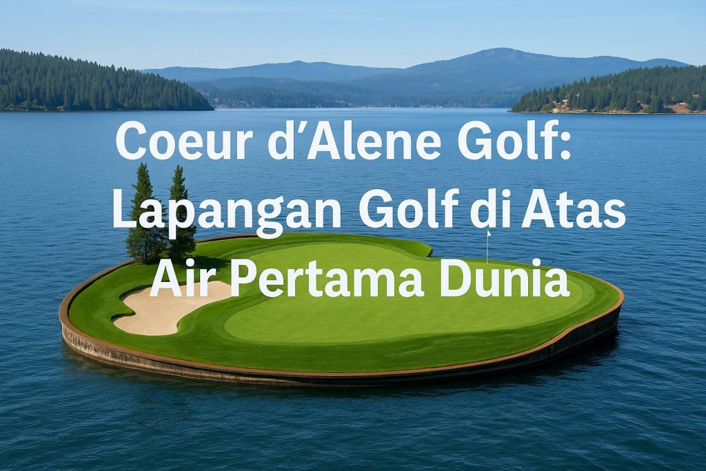 Coeur d'Alene ゴルフ:世界初の水上ゴルフコース Coeur d'Alene ゴルフ:世界初の水上ゴルフコース