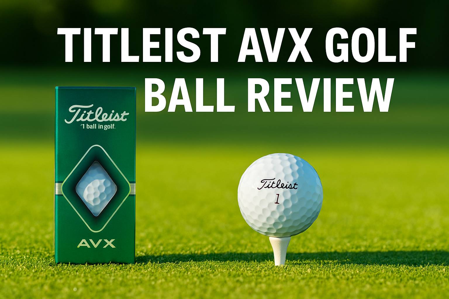 รีวิวฉบับเต็ม ลูกกอล์ฟ Titleist AVX: การผสานอย่างยอดเยี่ยมระหว่างระยะทาง ความหมุนต่ำ และสัมผัสนุ่มนวล