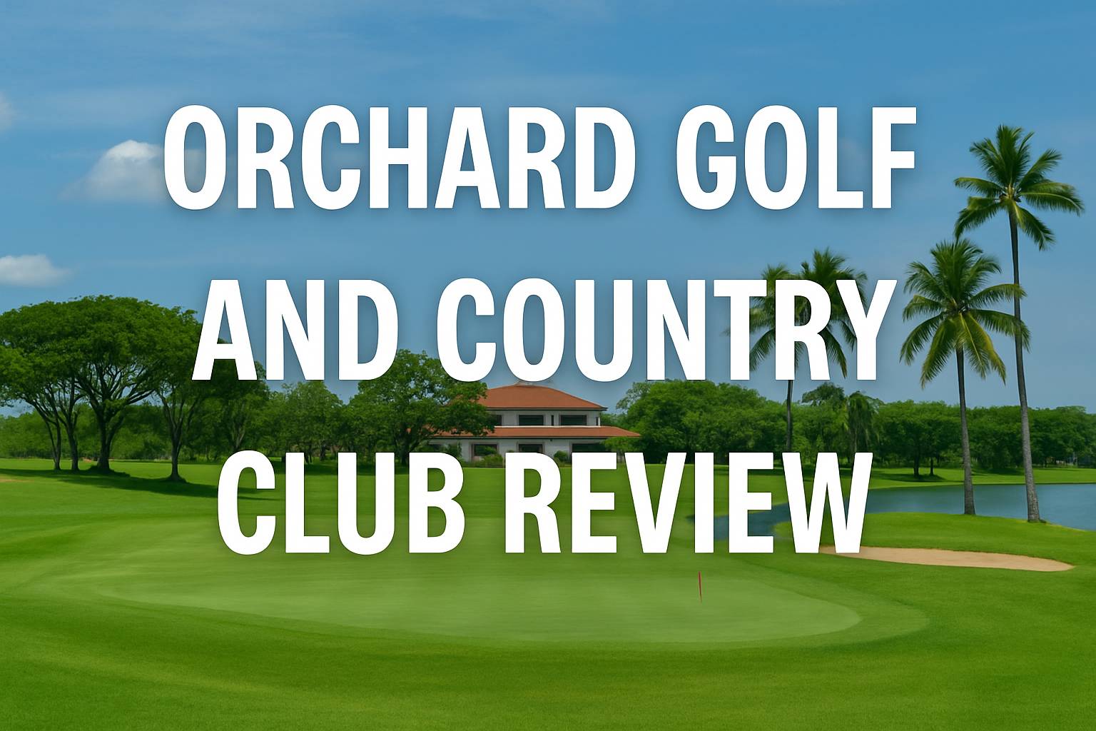 รีวิว Orchard Golf and Country Club: สนามกอล์ฟระดับตำนานของฟิลิปปินส์ พร้อมคลับเฮาส์สุดครบครัน