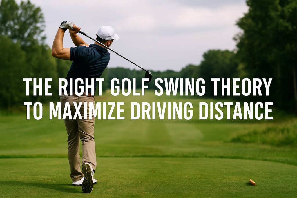 가장 멀리 보내는 스윙을 위한 올바른 골프 스윙 이론