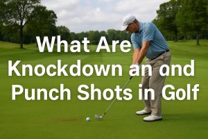 What Are Knockdown and Punch Shots in Golf?