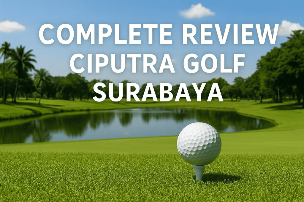 รีวิวครบถ้วน Ciputra Golf สุราบายา: สนามกอล์ฟที่ใหญ่และครบวงจรที่สุดในชวาตะวันออก