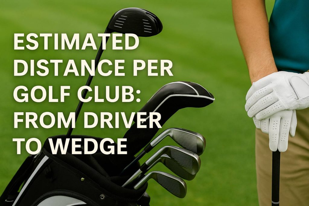 Estimated Distance per Golf Club: From Driver to Wedge