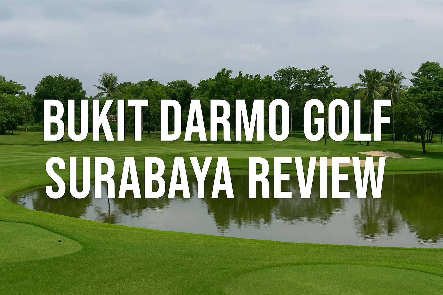 리뷰: 수라바야 부킷 다르모 골프 – 도심 속 우아한 디자인의 월드클래스 골프장