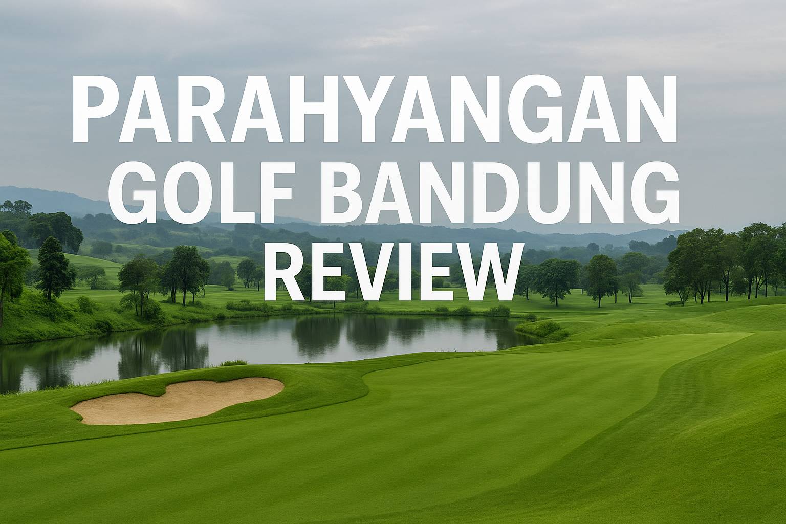 파라항안 반둥 골프 코스 종합 리뷰: 세계 표준의 반둥 프리미엄 골프장