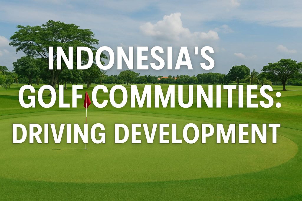 The Strategic Role of Indonesia’s Golf Communities in Driving National Golf Development
