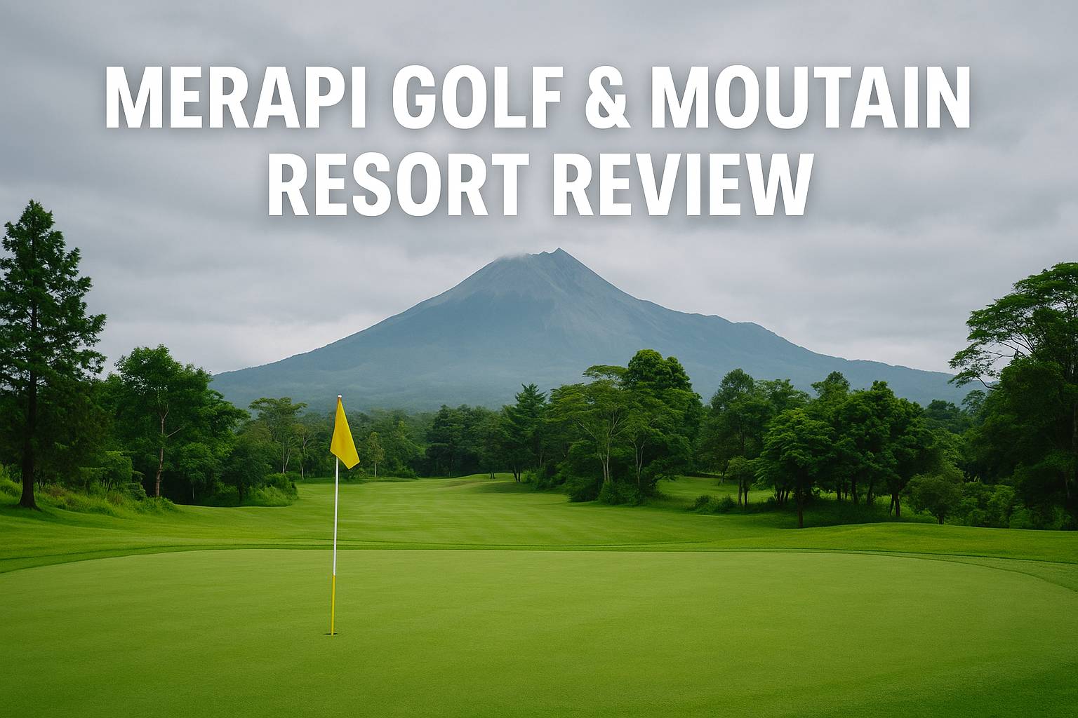Merapi Golf & Mountain Resort Review: Playing Golf at the Foot of Mount Merapi