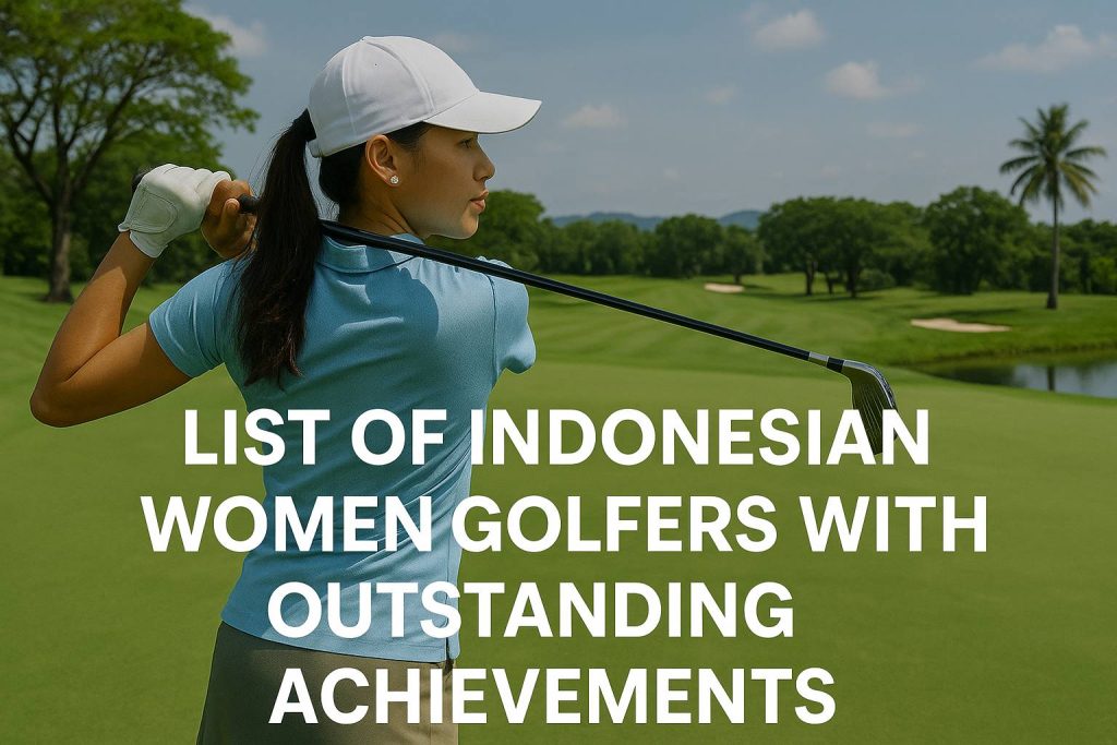 List of Indonesian Women Golfers with Outstanding Achievements