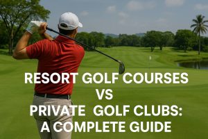 Resort Golf Courses vs Private Golf Clubs