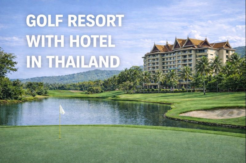 กอล์ฟรีสอร์ตพร้อมโรงแรมในประเทศไทย: คู่มือครบถ้วนสำหรับประสบการณ์ Stay &amp; Play ที่ดีที่สุด เพื่อวันหยุดกอล์ฟของคุณ