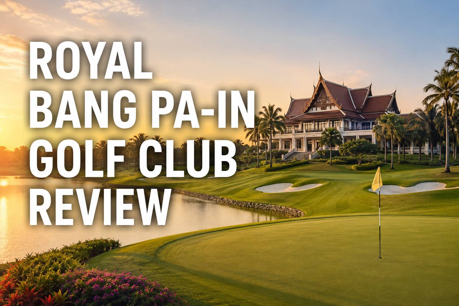 Royal Bang Pa-In Golf Club レビュー：Bangkok・Ayutthaya近郊で楽しめるプレミアムなチャンピオンシップコース