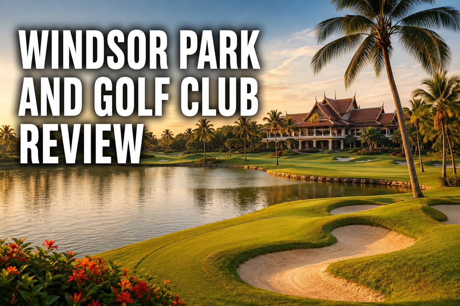 Windsor Park and Golf Club レビュー：Bangkokで楽しめる36ホールのParkland Course、Water Hazardと自然の景観が魅力