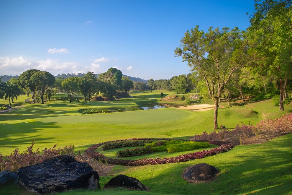 Blue Canyon Country Club Lakes Course の全景