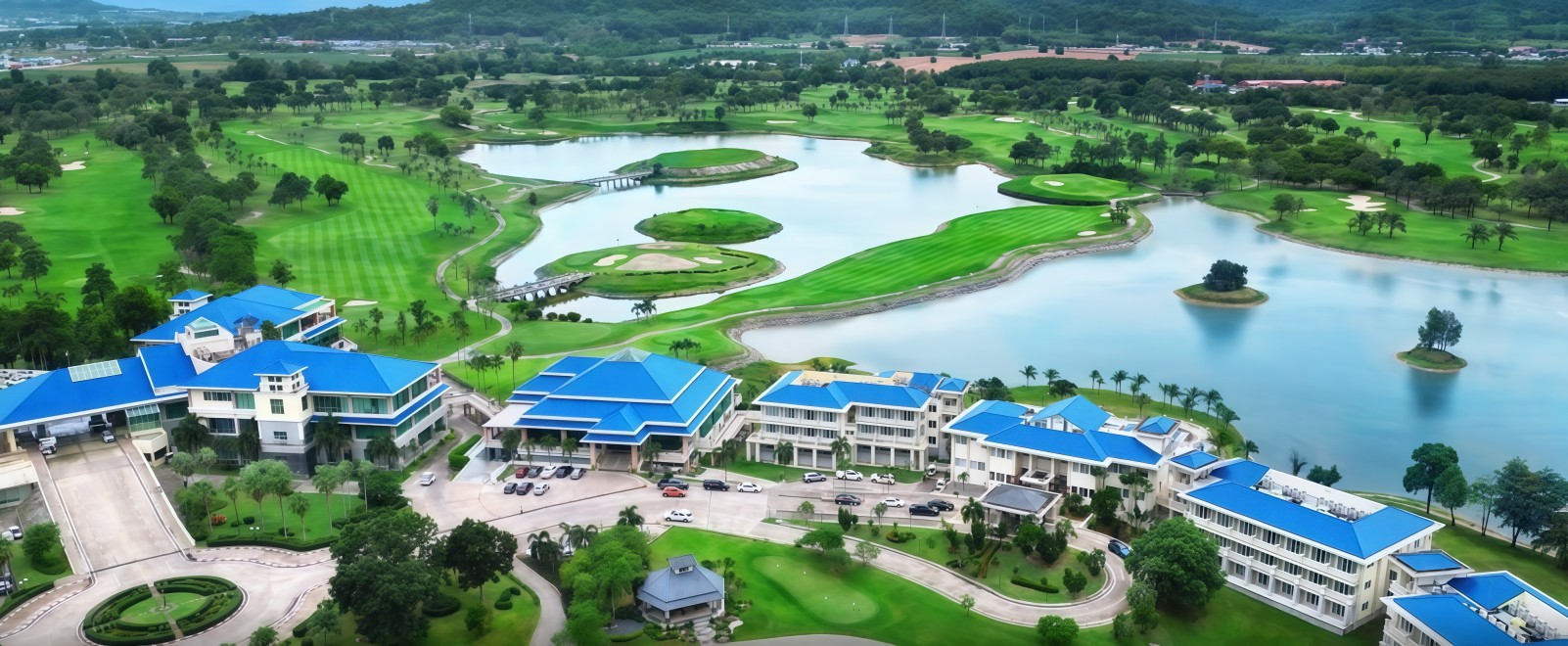 Pattana Golf Club and Resort の全景