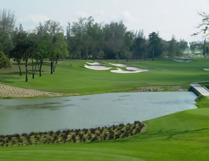 Siam Country Club Pattaya Old Course の成熟した樹々