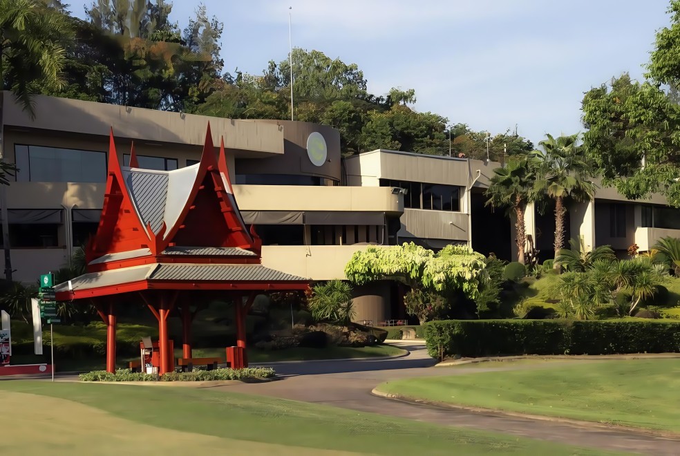 Siam Country Club Pattaya Old Course の18番ホール方向