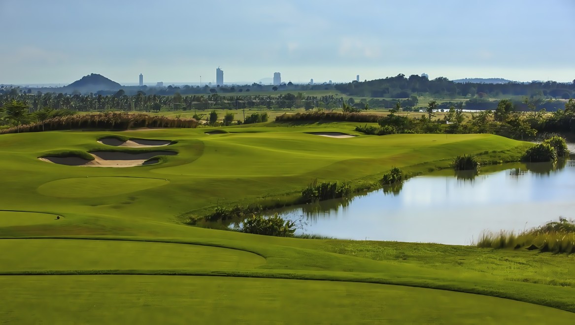 Siam Country Club Pattaya Plantation のグリーン周り