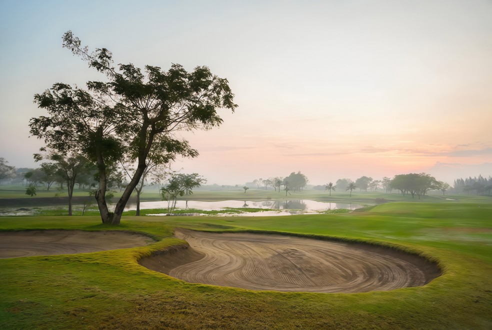 Uniland Golf and Resort Thailand の長いパー5