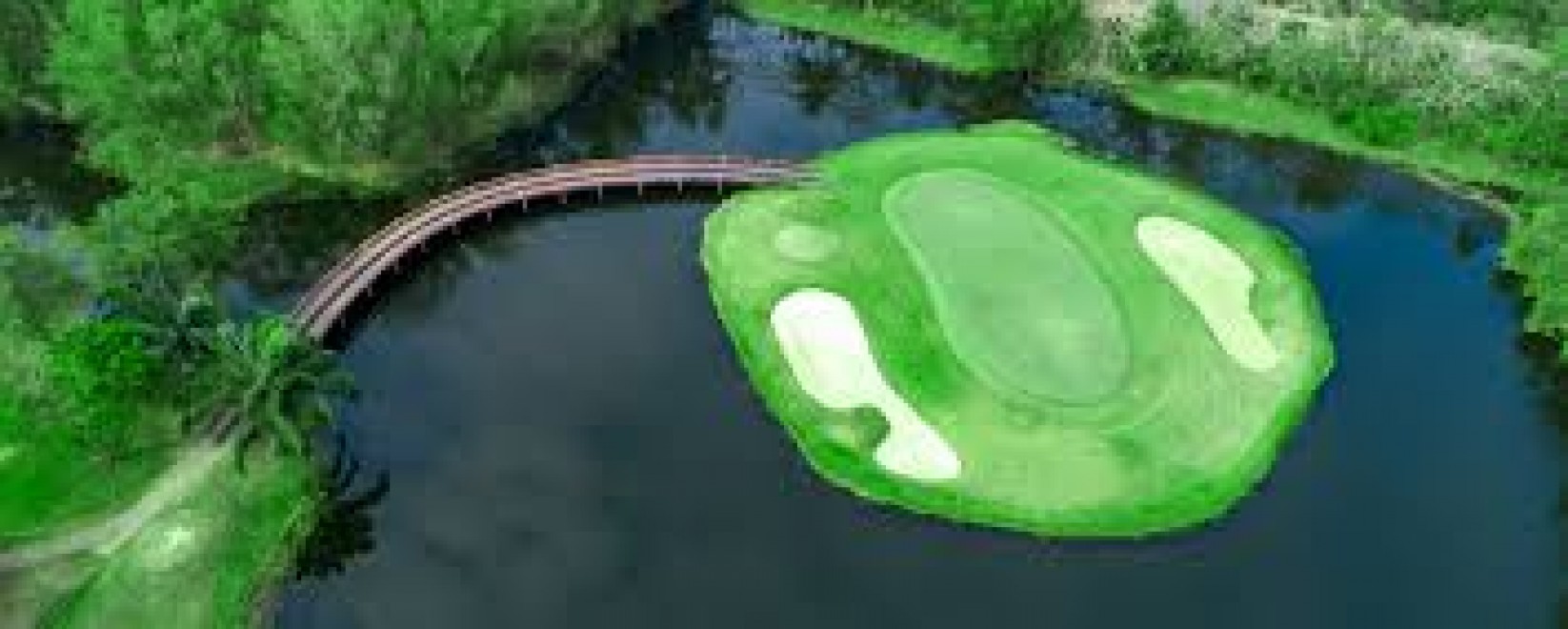 Watermill Golf Club and Resort のクラブハウス周辺